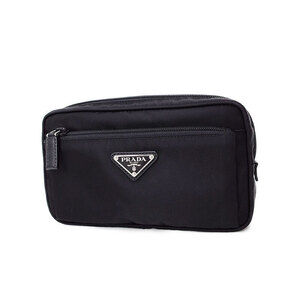 Prada belt bag black waist Body Bum Crossbody Bag Black